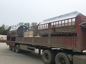 兩臺燃氣鍋爐發(fā)貨圖