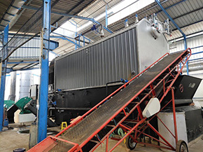 鏈條爐排鍋爐圖